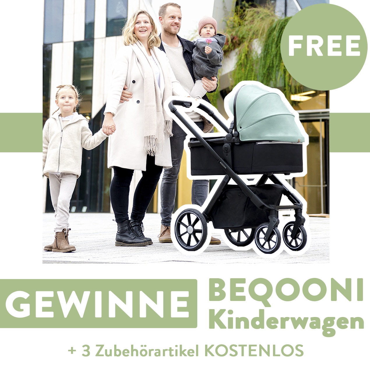 BEQOONI Kinderwagen Gewinnspiel
