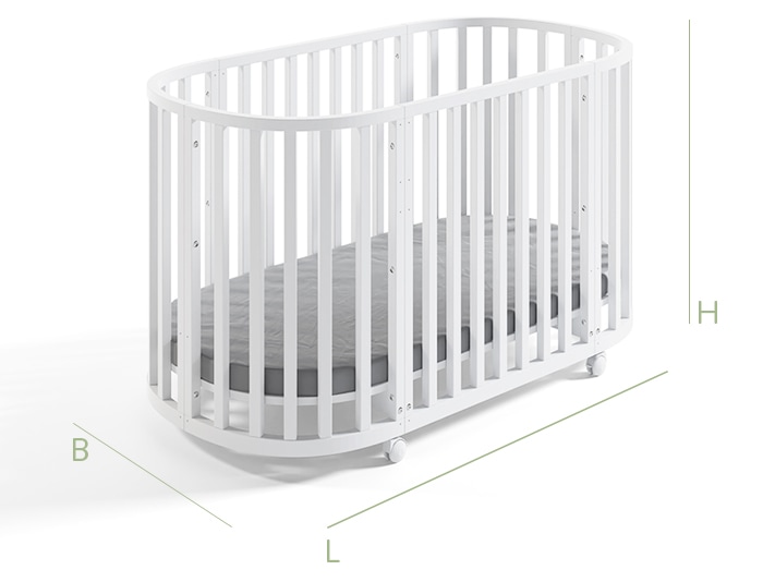 Beqooni Babybett Technische Daten